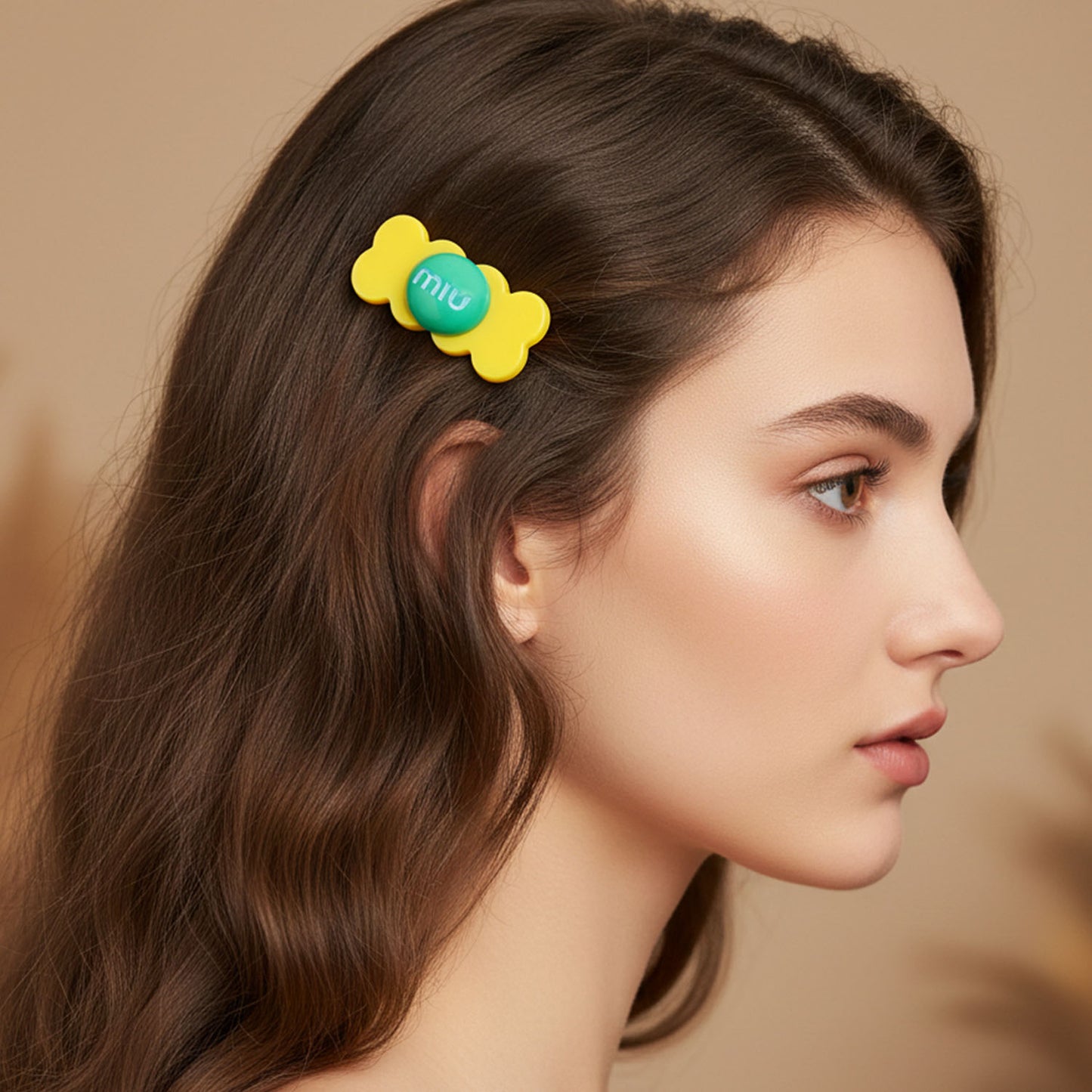 4 Pc Candy Shape Hair Clips for Girls & Women - Colorful Cartoon Snap Accessories - Happy Price - Image 3