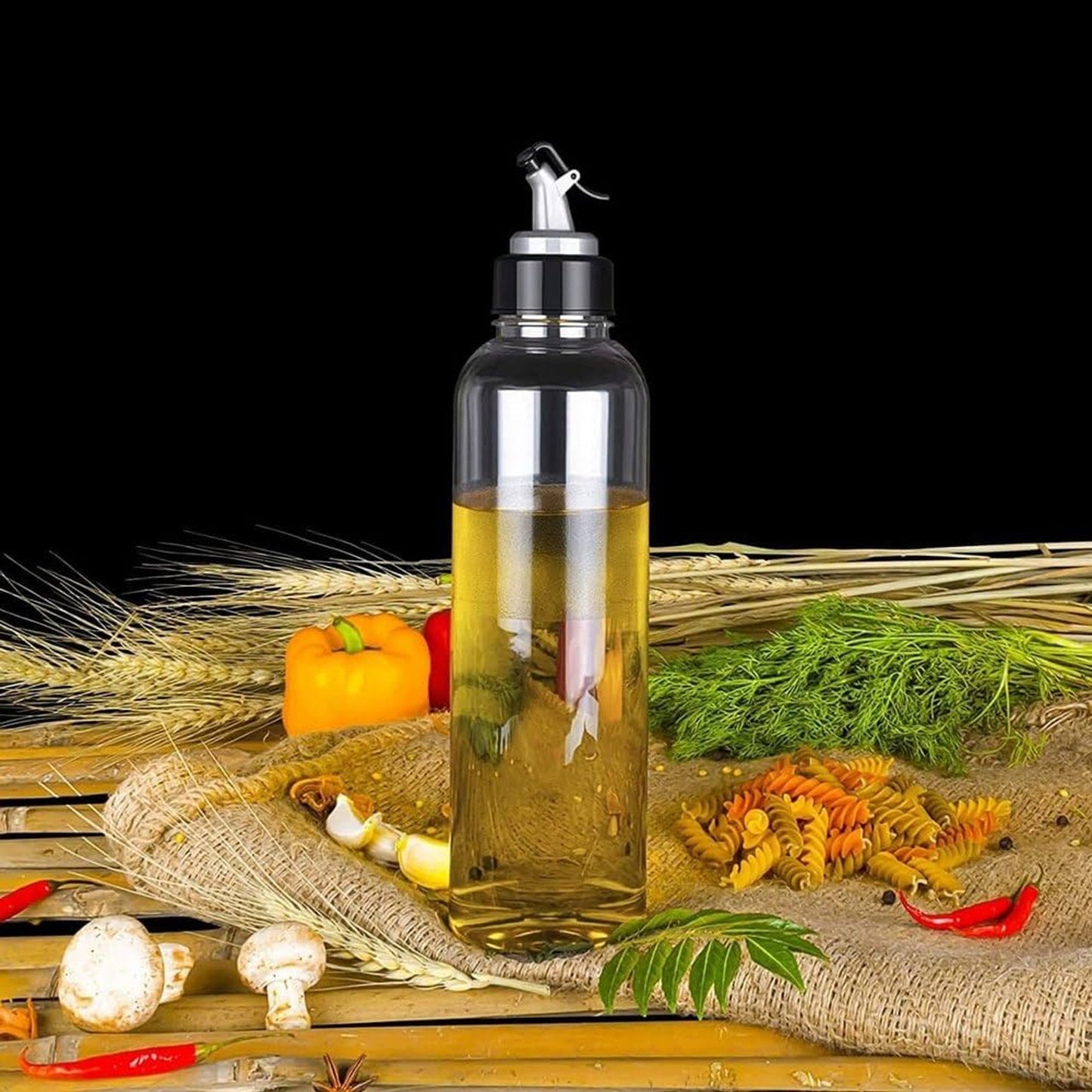 900 ML Kitchen Oil Dispenser Bottle with Flip Spout for Cooking - Great Price - Image 3