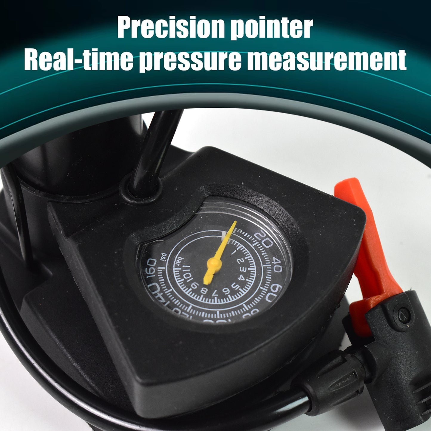 Portable Mini Bike Pump Cycle Pump Foot (1 Pc) - Happy Price - Image 5