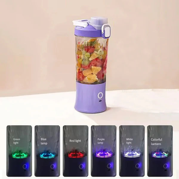 Electric Multi-Blade Blender with LED Light - 600ml Capacity - Happy Price - Image 4