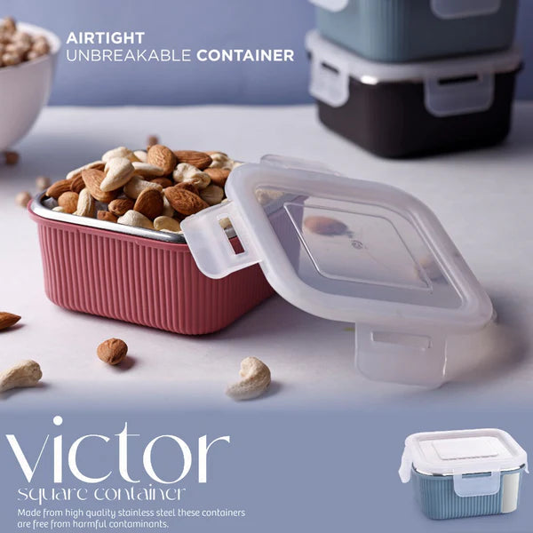 Apex Victor Square Food Container - 400 ML, 1 Piece - Happy Price - Image 7