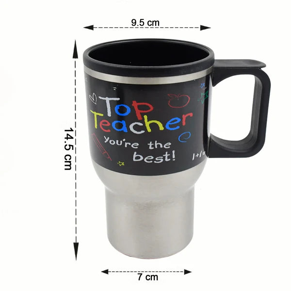 Stainless Steel Insulated Coffee Mug with Lid and Handle - Happy Price - Image 3