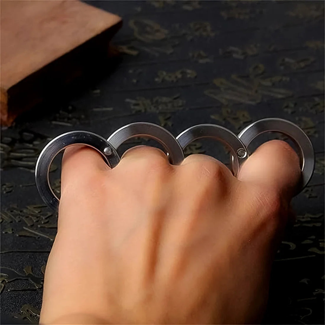 Folding 4-Finger Grip Ring Holder (1 Set) - Happy Price - Image 3