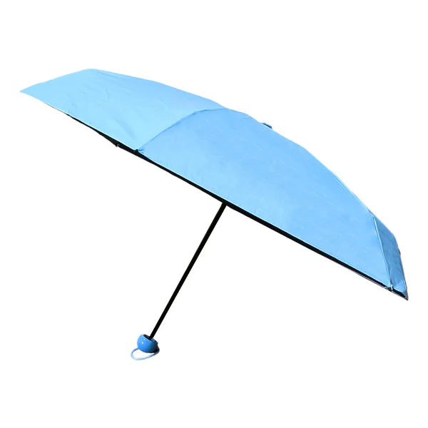 5 Fold Compact Umbrella with Capsule Case (1 Pc) - Happy Price - Image 2