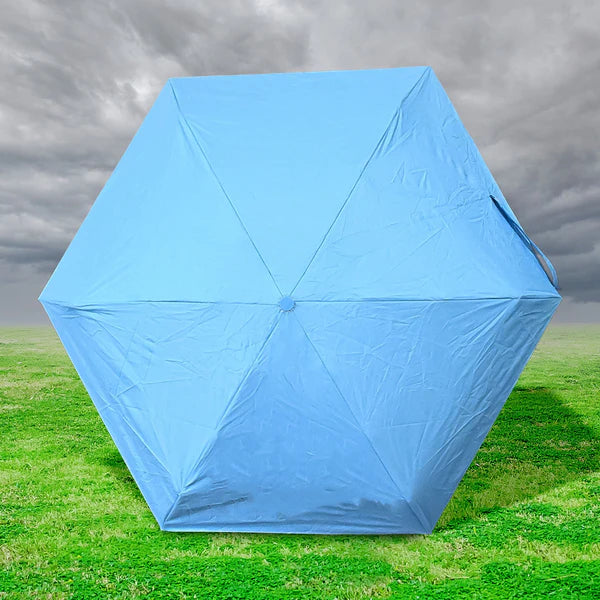 5 Fold Compact Umbrella with Capsule Case (1 Pc) - Happy Price - Image 5
