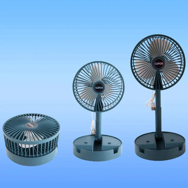 Portable Foldable USB Desk Fan - Adjustable Height & Angle (1 Pc) - Happy Price - Image 6