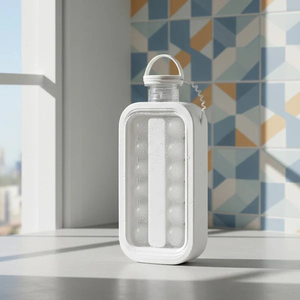 Foldable Ice Tray with Lid - Makes Ice Balls & Cubes - Happy Price - Image 4