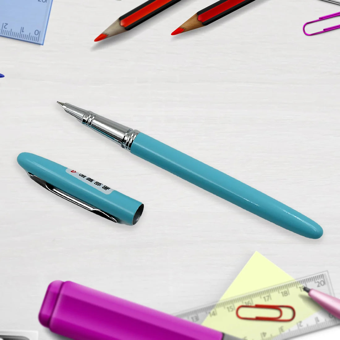 Premium Fine Nib Fountain Pen for Smooth Writing - 1 Pc - Happy Price - Image 2