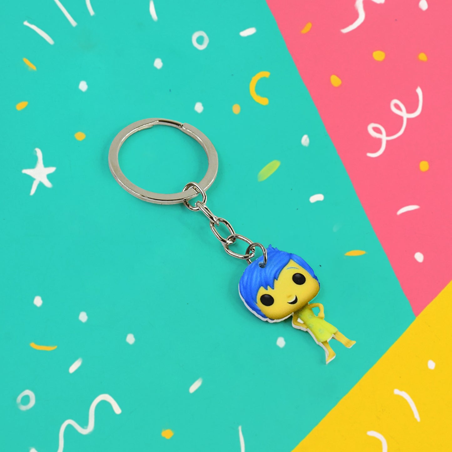 Cute Cartoon Character Keychain (1 Pc) - Happy Price - Image 3