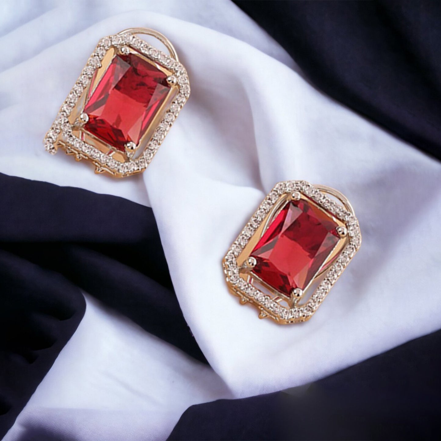 Diamond Necklace And Earrings Set (1 Set Mix Color) - Happy Price - Image 4