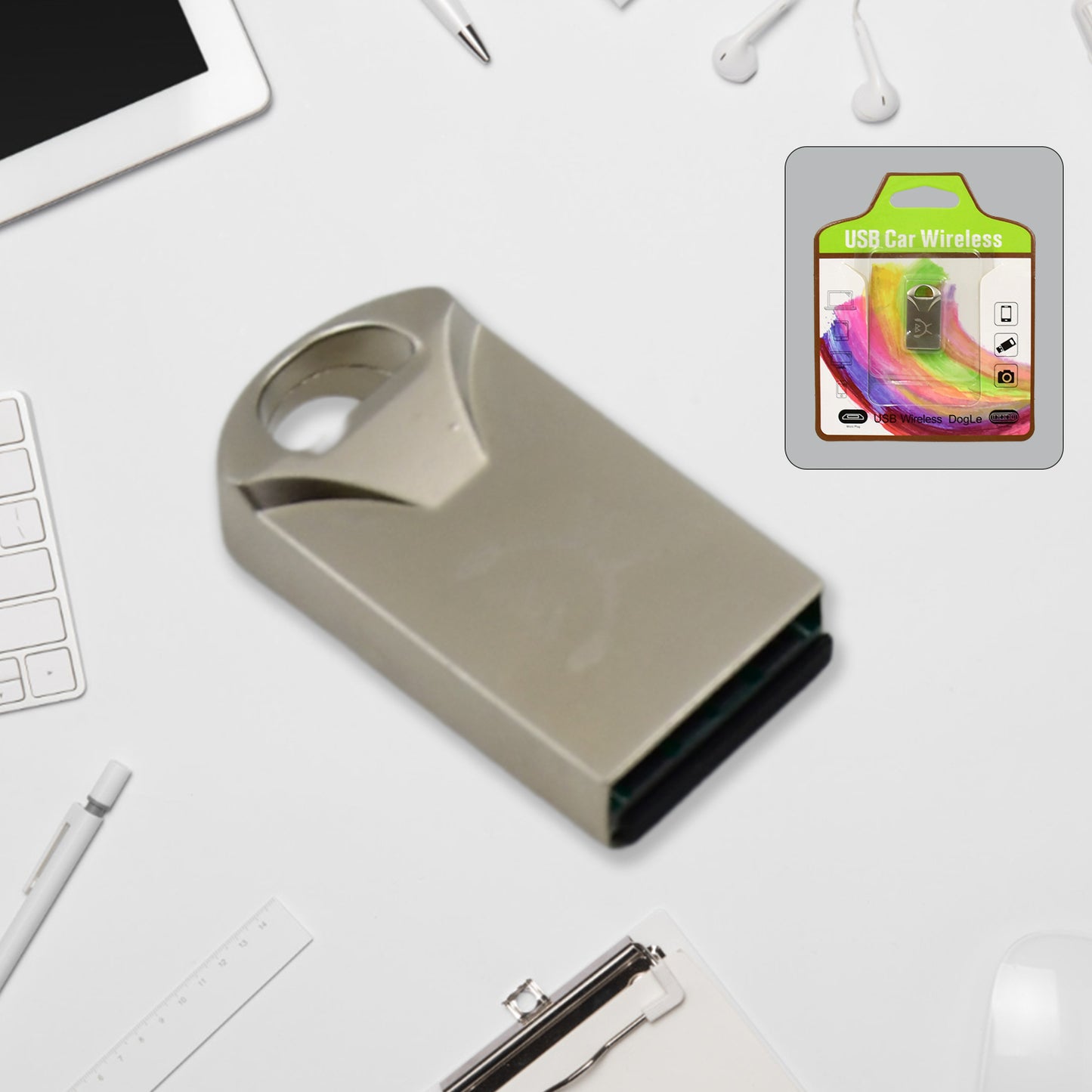 Usb Car Wireless Bluetooth 4.0 Adapter Dongle (1 Pc) - Happy Price - Image 2