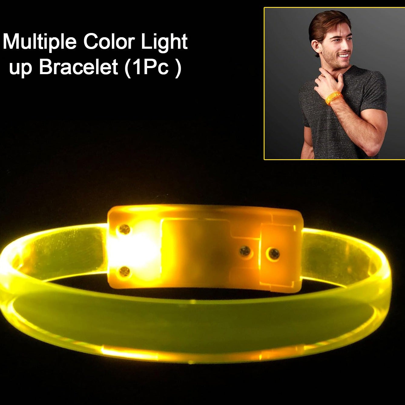 Running Lights For Runners Led Bracelet (1 Pc Multicolor) - Happy Price - Image 1
