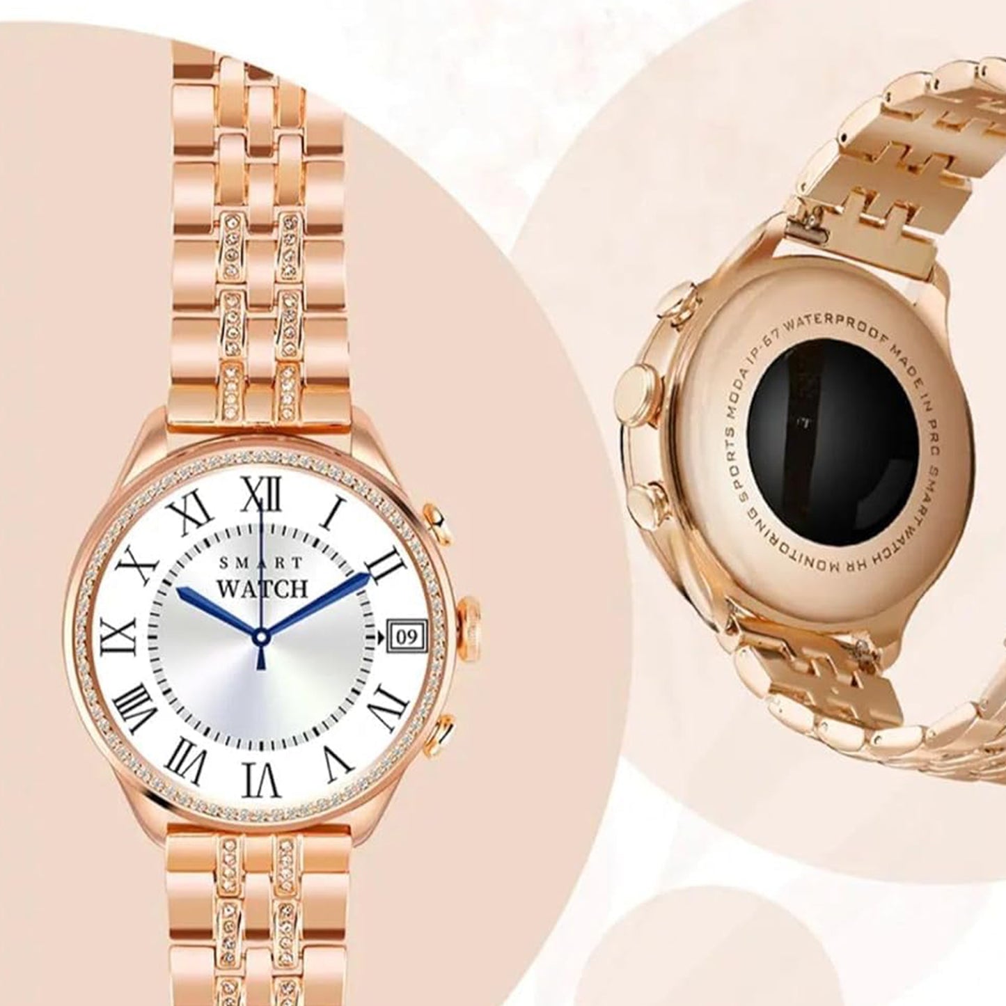 Gen 9 Diamond Strap Latest Smartwatch Hd Display 2 Straps (1 Set) - Happy Price - Image 7