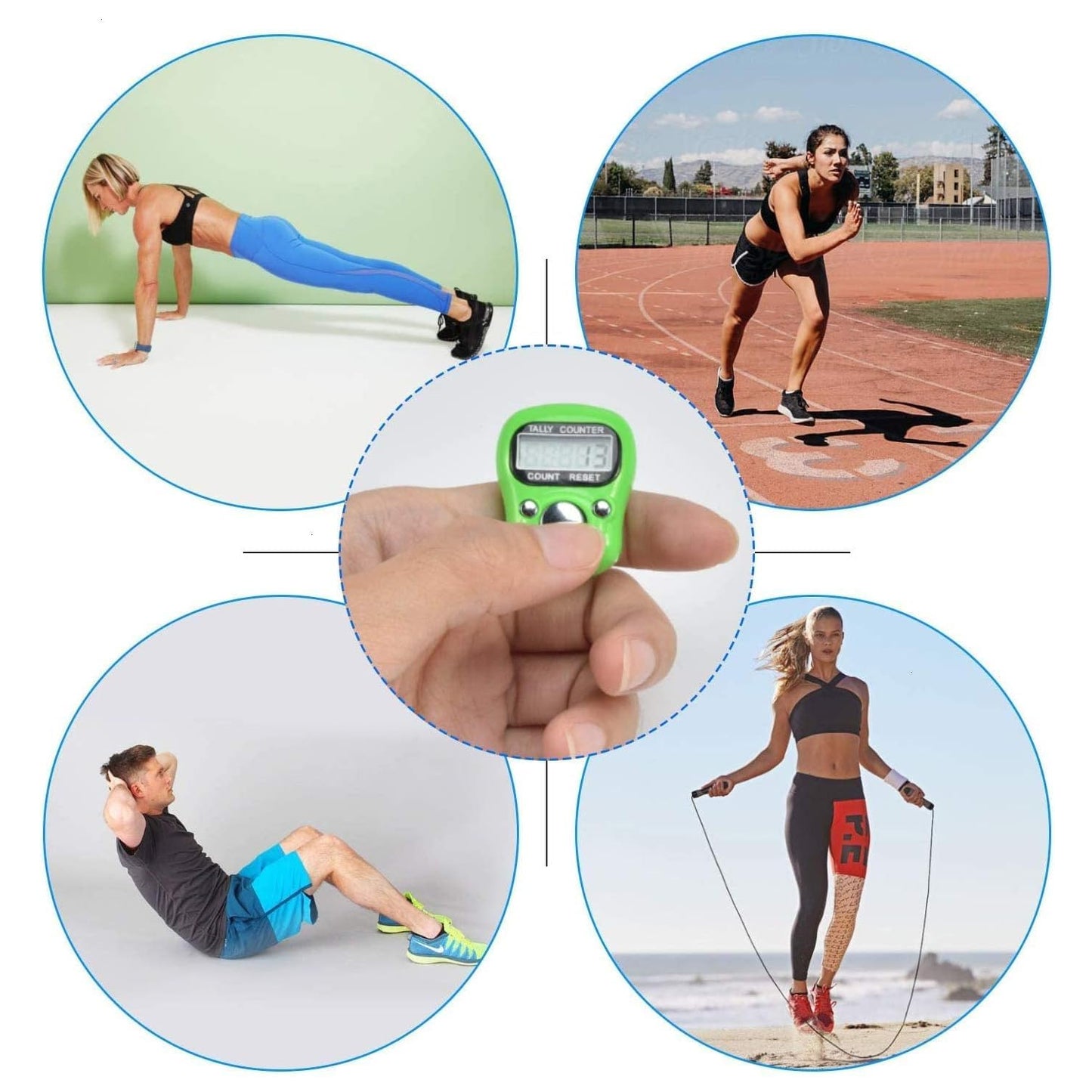 Plastic Portable Rotating Digital Finger Counter (1 Pc) - Happy Price - Image 3