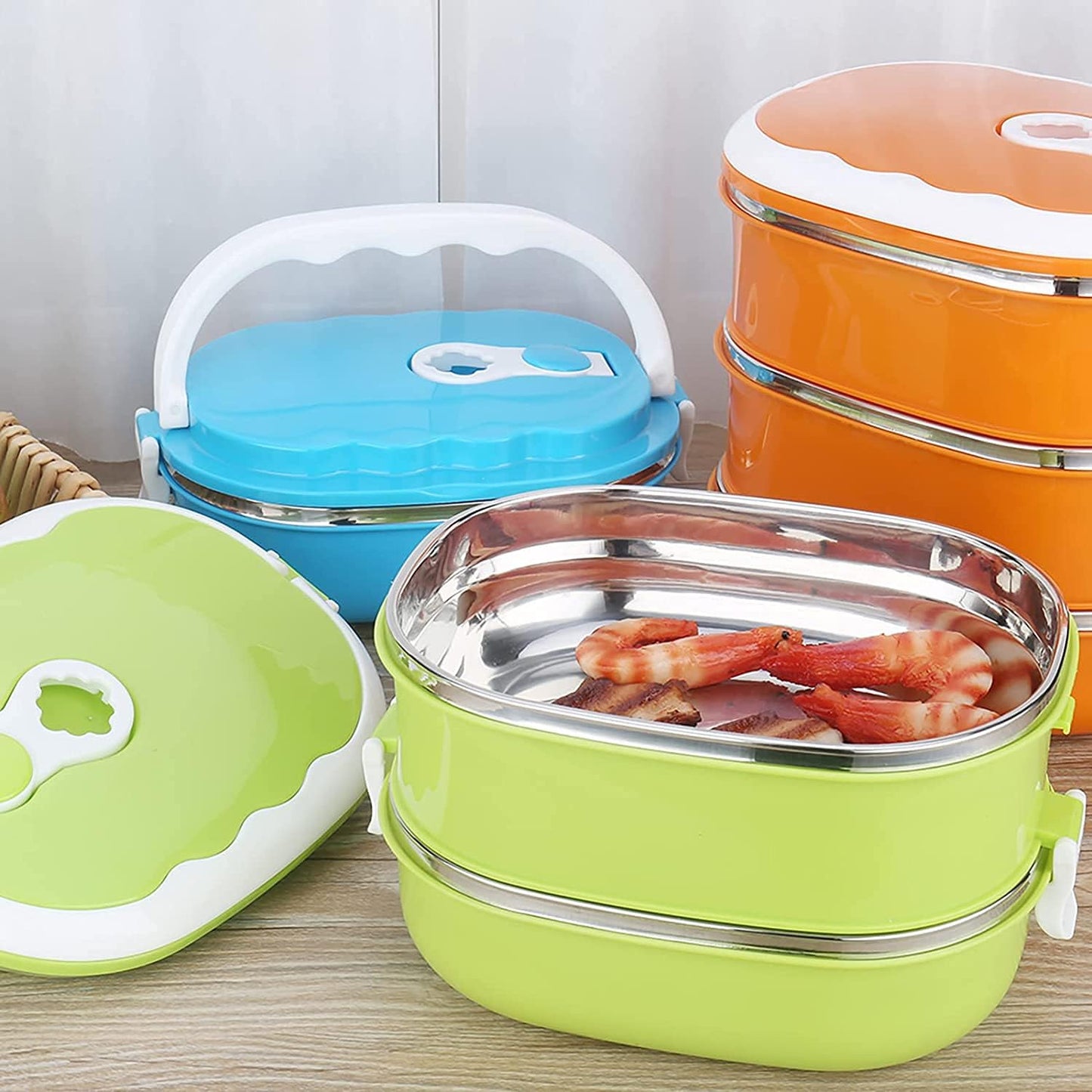 Insulated Stainless Steel Lunch Box - 900/1800ml Leakproof Tiffin for Office & Picnic - Great Price - Image 5