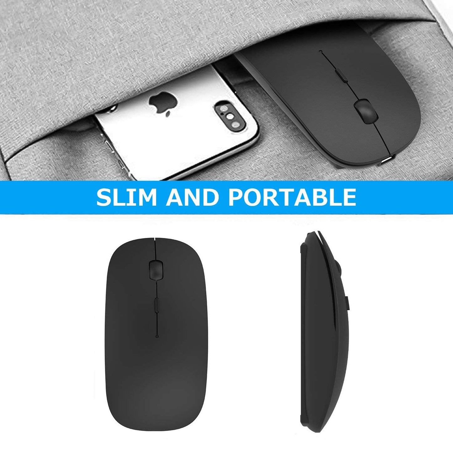 Wireless Mouse For Laptoppcmacipad Procomputer - Happy Price - Image 6