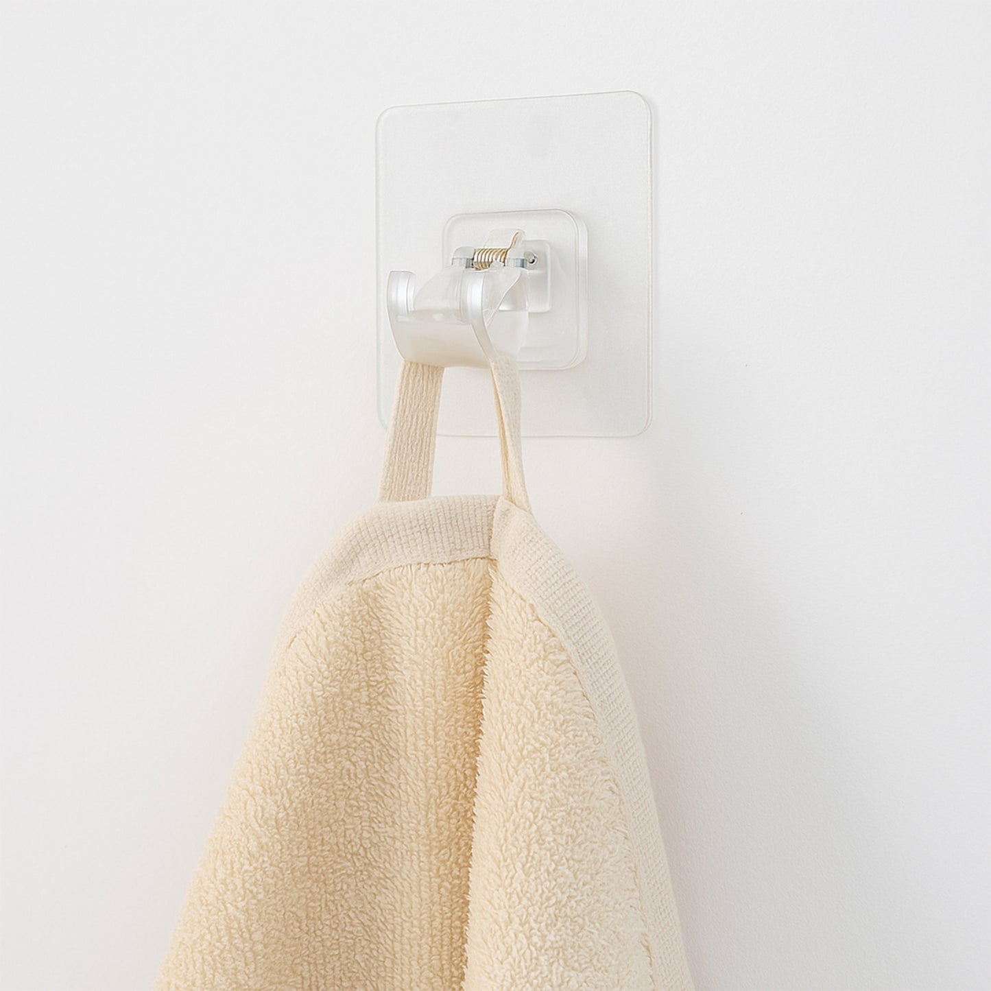 Self-adhesive Transparent Wall Hook Holder Clip (1 Pc) - Happy Price - Image 4