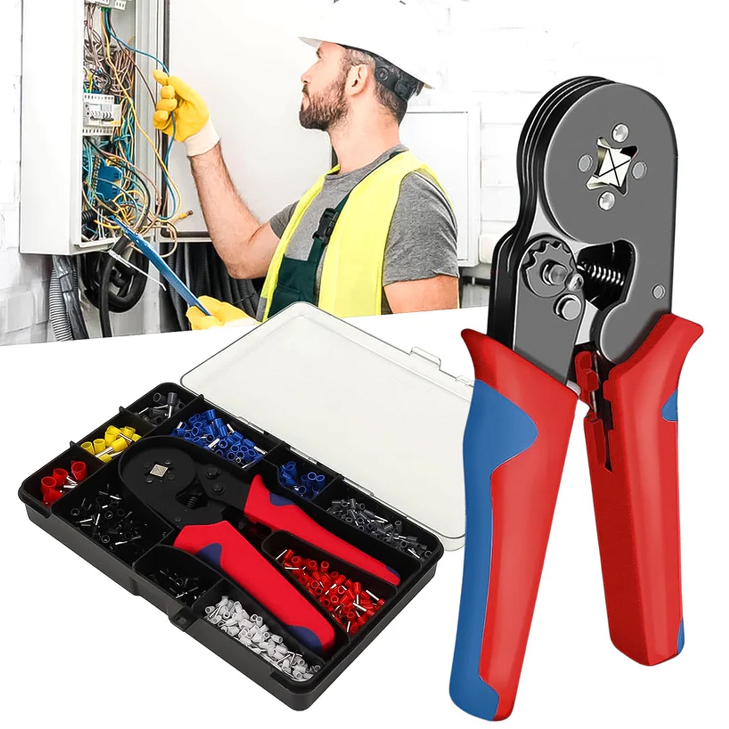 Approx 1200 Piece Ferrule Crimping Tool Kit Set - Happy Price - Image 7