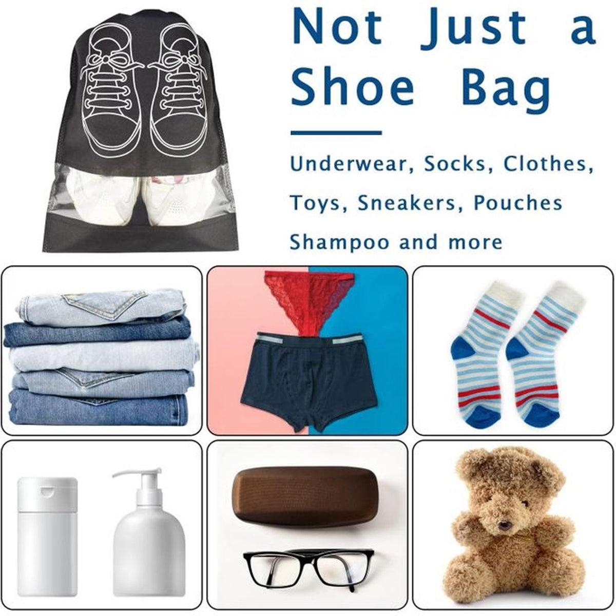 Portable Shoe Storage Bag for Travel (1 Pc) - Happy Price - Image 6
