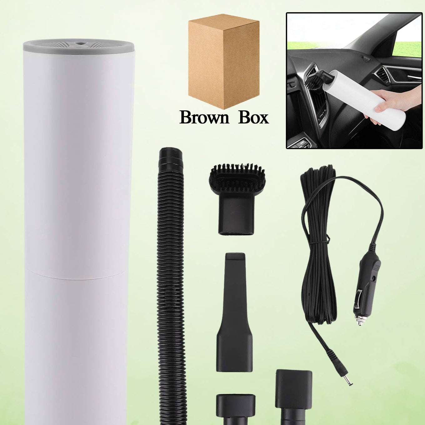 Handheld Vacuum Cleaner - Mini Portable Car Vacuum Cleaner (1 Set) - Happy Price - Image 1