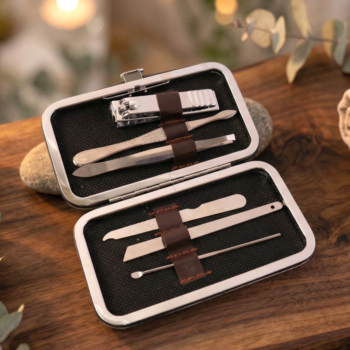 6-in-1 Personal Grooming Kit for Nails & More - Travel Case Included - Happy Price - Image 6
