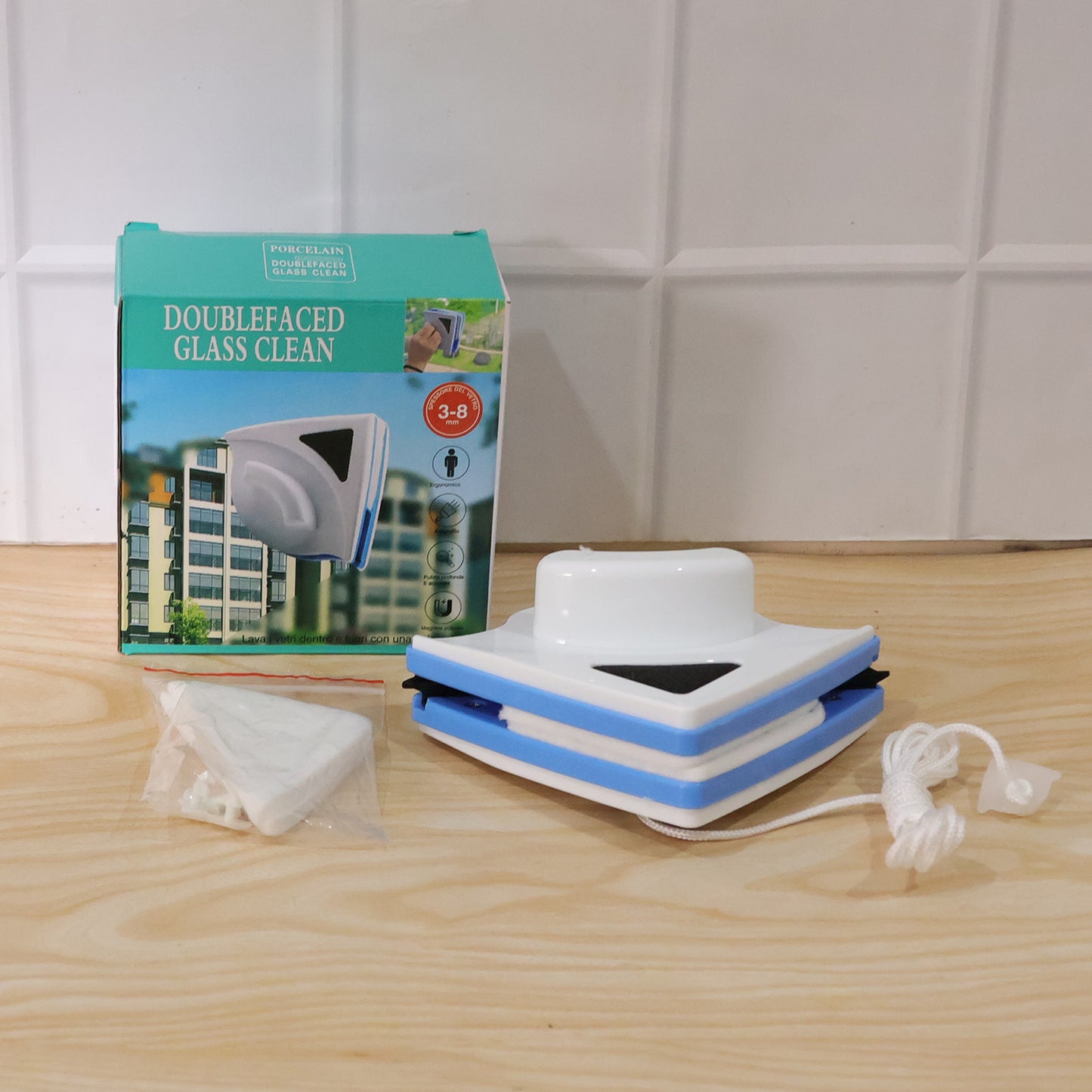 Magnetic Double-Sided Glass Cleaner Tool (1 Pc) for Windows - Happy Price - Image 7