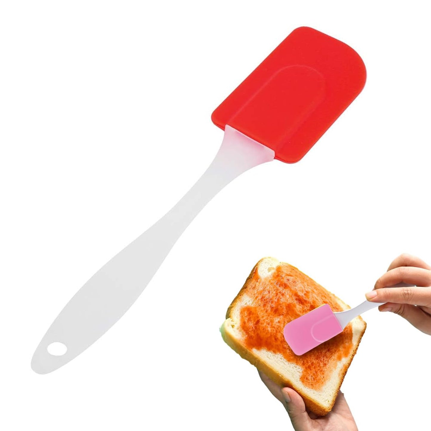 Silicone Cooking Spatula For Baking (1 Pc 18 Cm) - Happy Price - Image 2