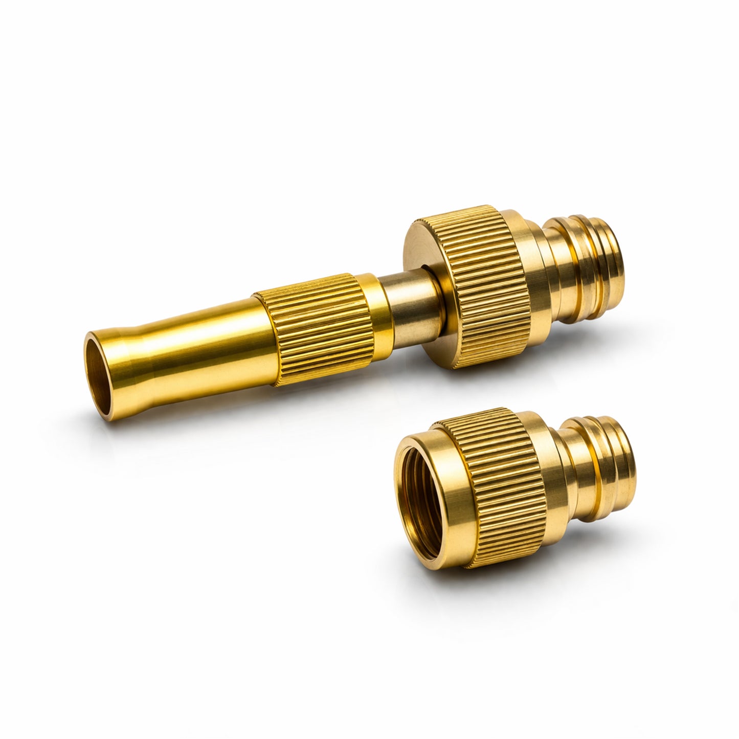 Heavy Duty Brass Garden Hose Spray Nozzle Set - Adjustable Water Jet for Cleaning & Gardening - Great Price - Image 4