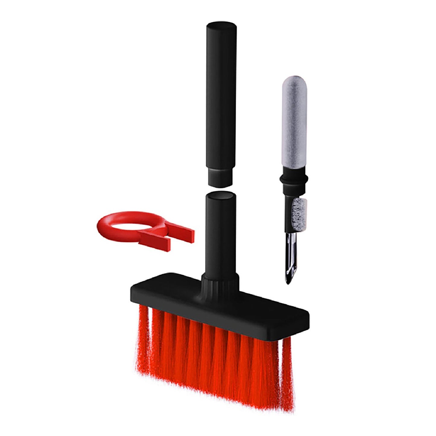 5in1 Multi-function Soft Dust Clean Bush For Computer Cleaning With Corner Gap Duster Keycap Puller Remover For Gamer Pc - Happy Price - Image 7