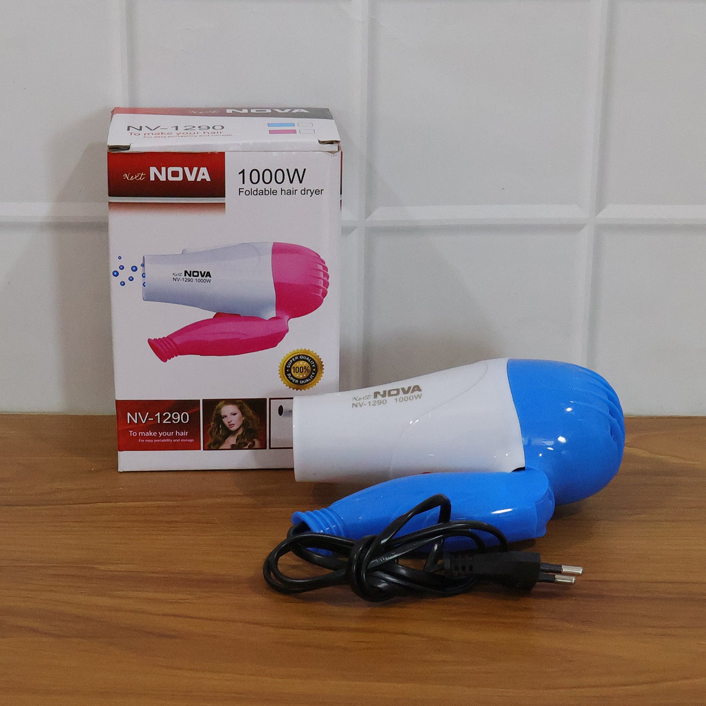 1000W Foldable Hair Dryer - Dual Speed, Compact & Portable for Home/Travel - Great Price - Image 7
