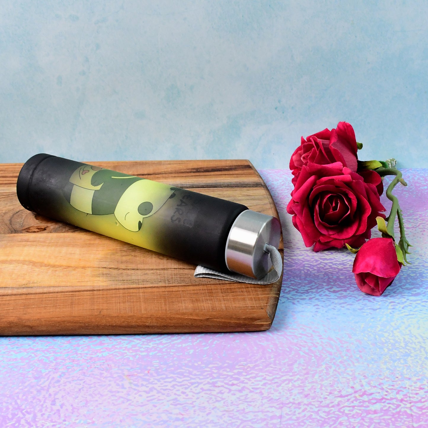 Cute Cartoon Plastic Water Bottle - 300 ML, Leakproof, Portable - Happy Price - Image 4