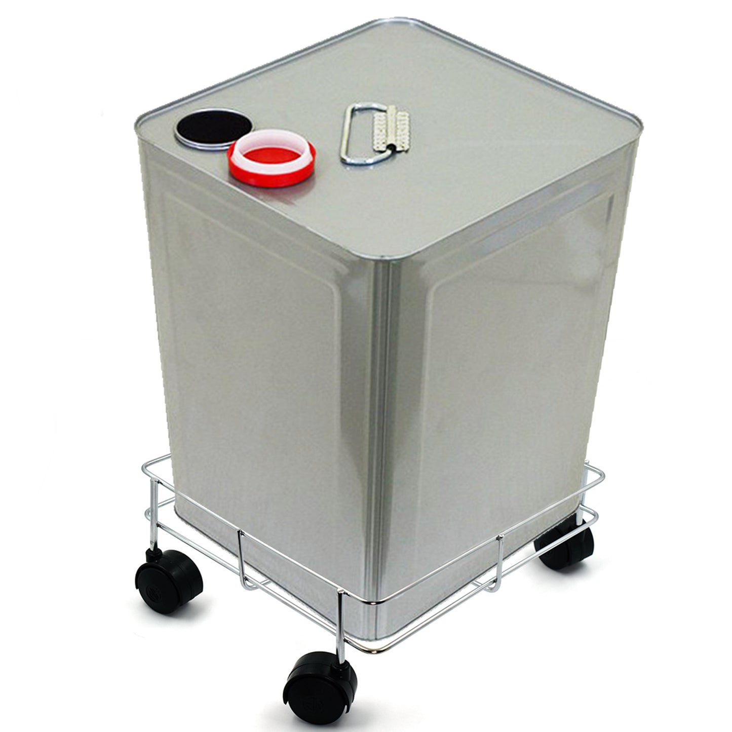 Ss Square Oil Stand For Carrying Oil Bottles And Jars Easily Without Any Problem. - Happy Price - Image 2