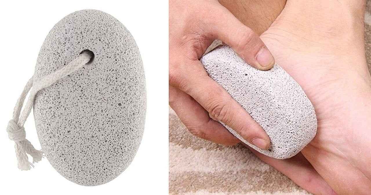 Oval Shape Stone Foot Heel Scrubber For Unisex Foot Scrubber Stone - Happy Price - Image 2