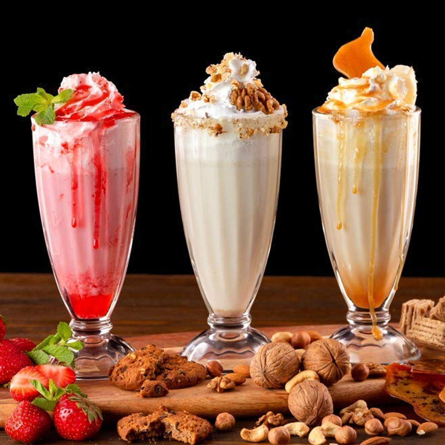 Apex Premium Dessert Glasses Set of 6, 400ml Capacity for Falooda & Shakes - Happy Price - Image 3