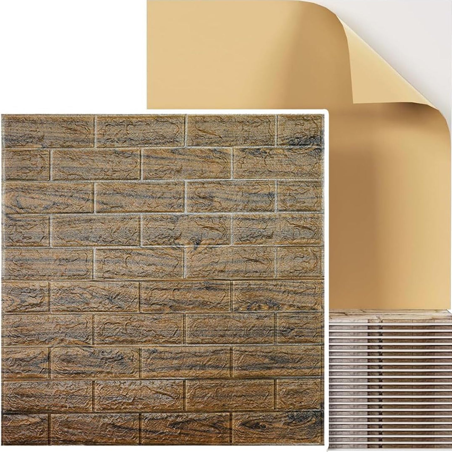 3D Foam Wall Panels Sticker - 70x70cm, 1 Piece - Happy Price - Image 2