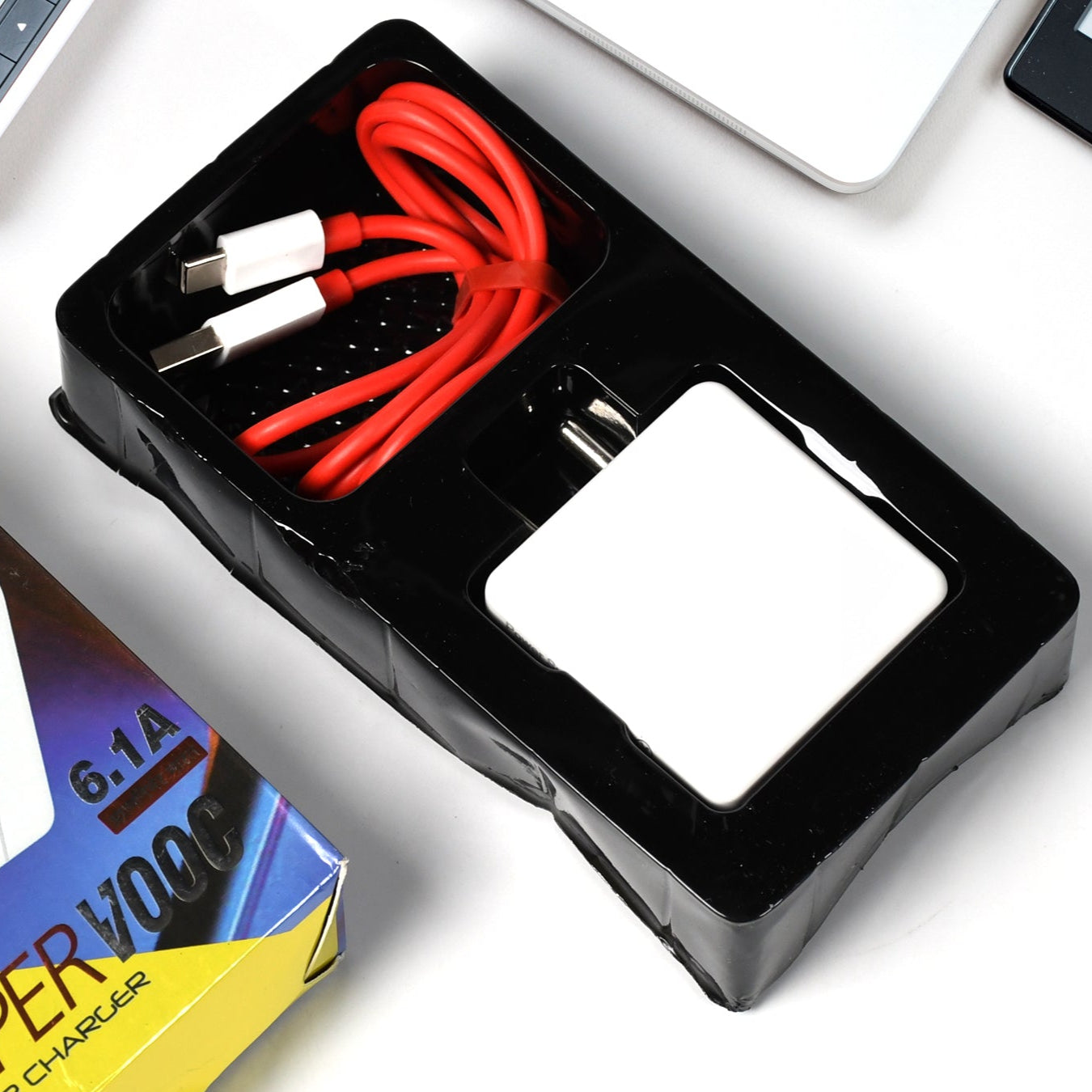 1434 Super Fast Charger With Cable For All Iphone Android Smart Phones Tablets. - Happy Price - Image 1