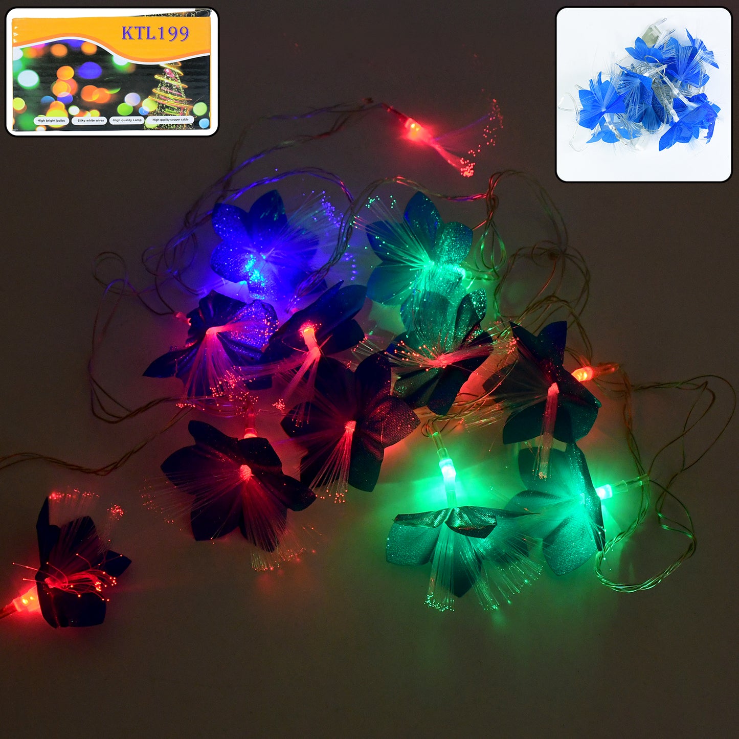Decorative Fiber Flower Led String Lights (3 Meter) - Happy Price - Image 3