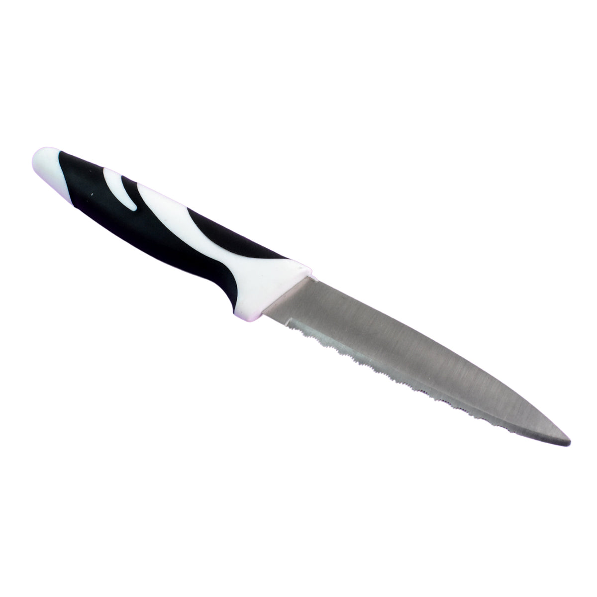 Ritu Stainless Steel Serrated Kitchen Knife with Zebra Handle (1 Pc) - Happy Price - Image 4