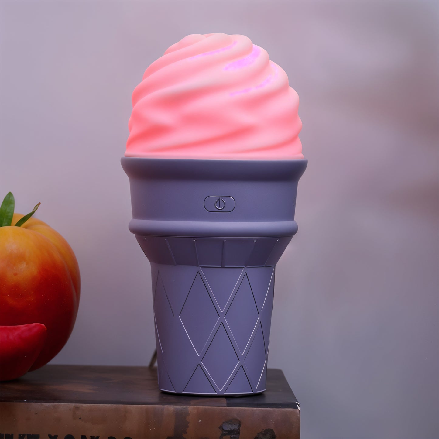 Ice Cream Cone Shape Air Freshener Humidifier (1pc Purple ) - Happy Price - Image 4