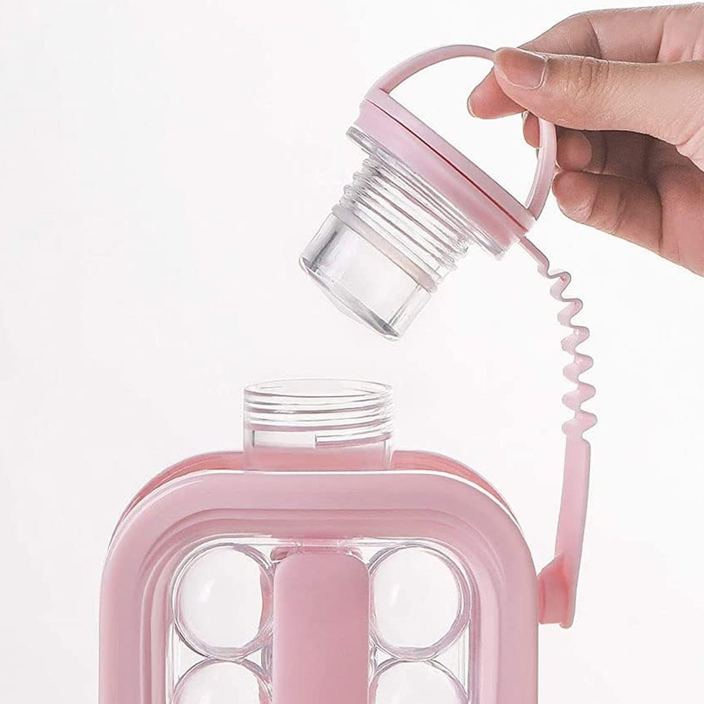 2-in-1 Portable Ice Ball Maker & Water Bottle - 17 Round Cubes (1 Pc) - Happy Price - Image 6