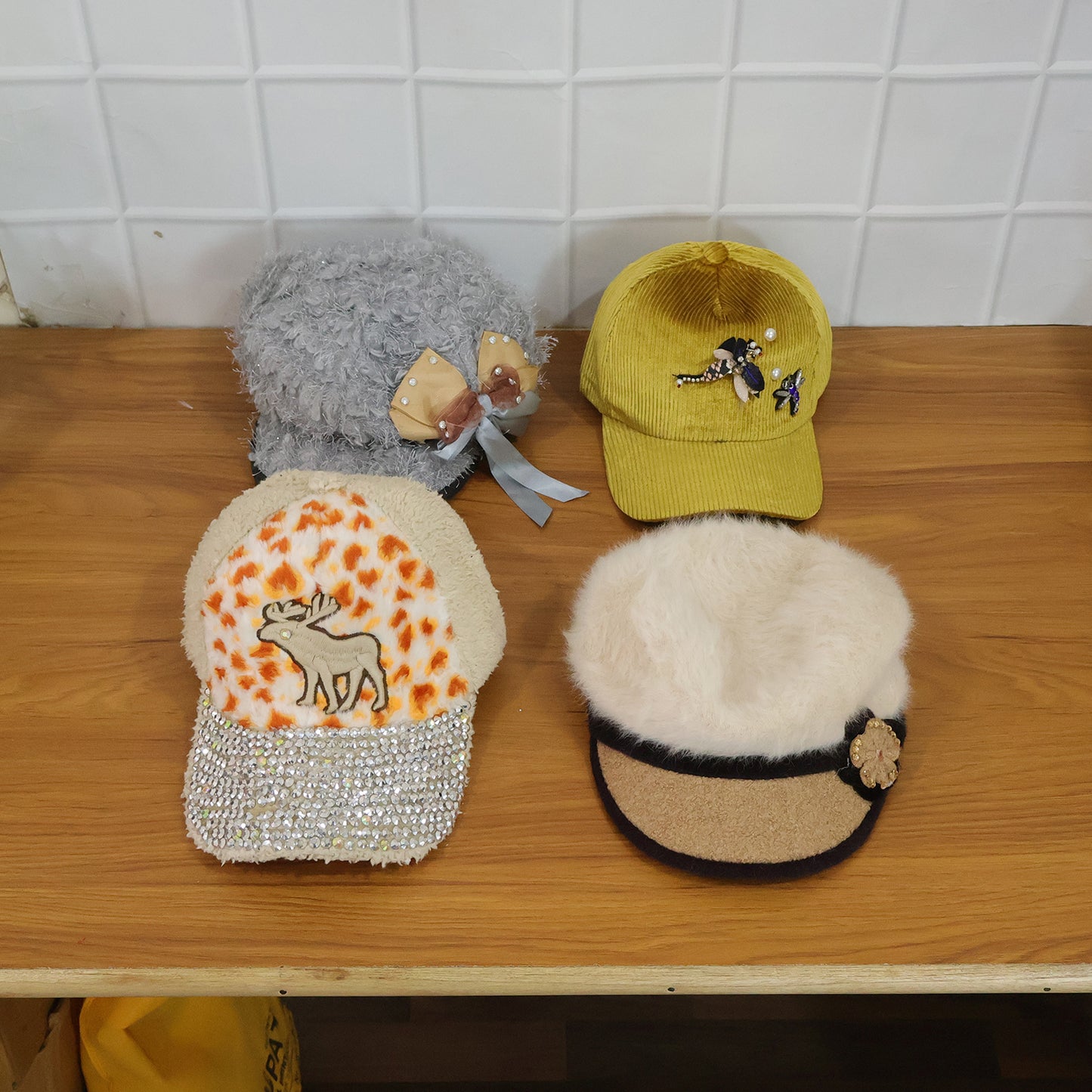 Designer Mix Design Cap (1 Pc) - Warm & Stylish Headwear for Women - Great Price - Image 7