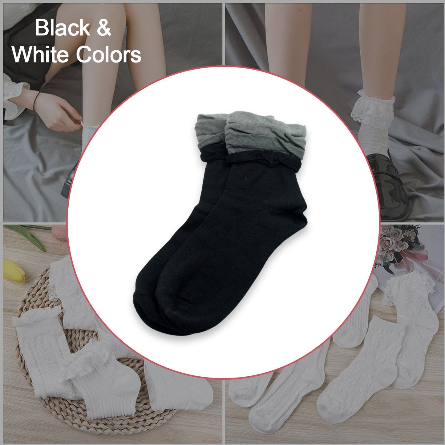 Socks Breathable Thickened Classic Simple Soft Skin Friendly - Happy Price - Image 2