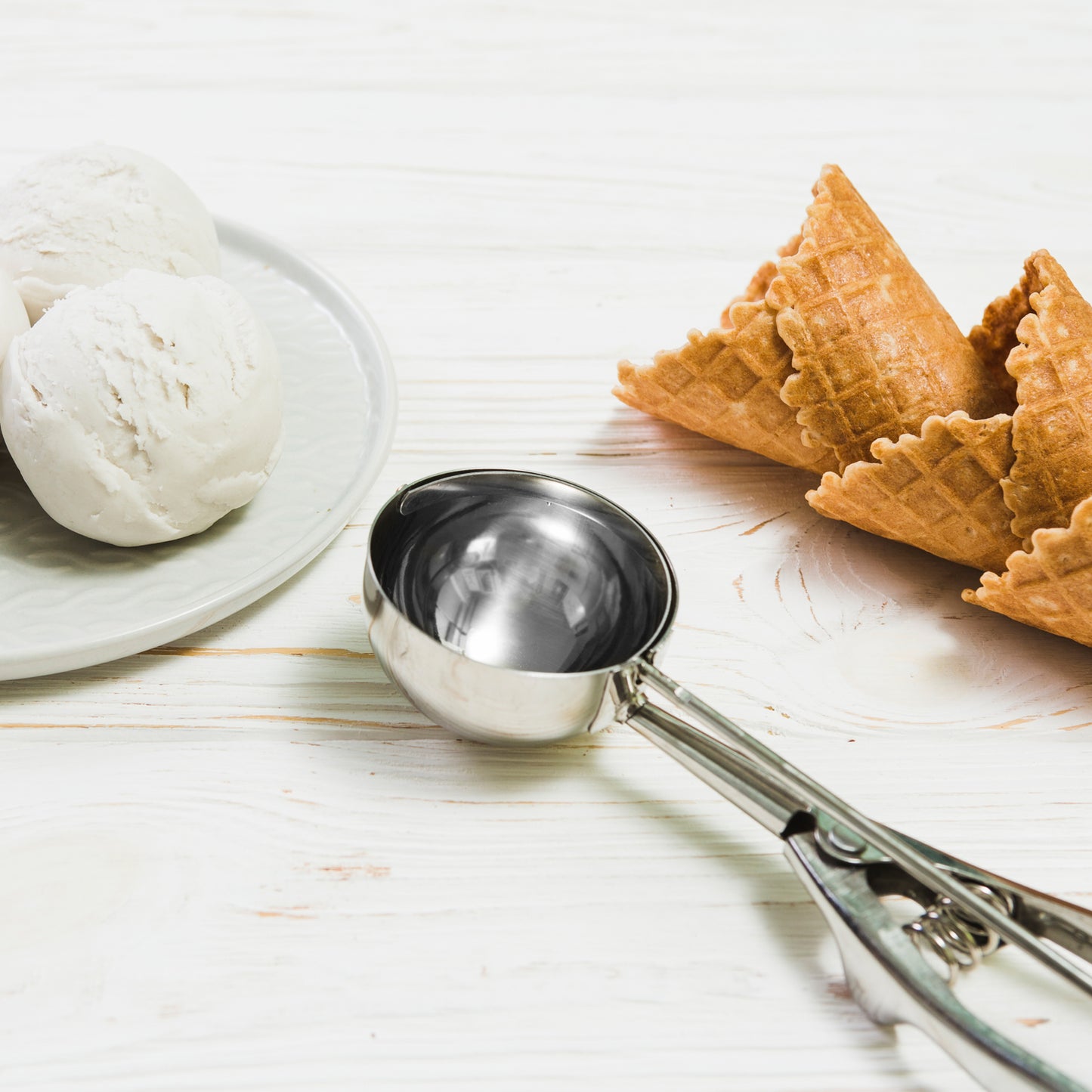 Small Stainless Steel Ice Cream Scoop with Trigger Release - Great Price - Image 4