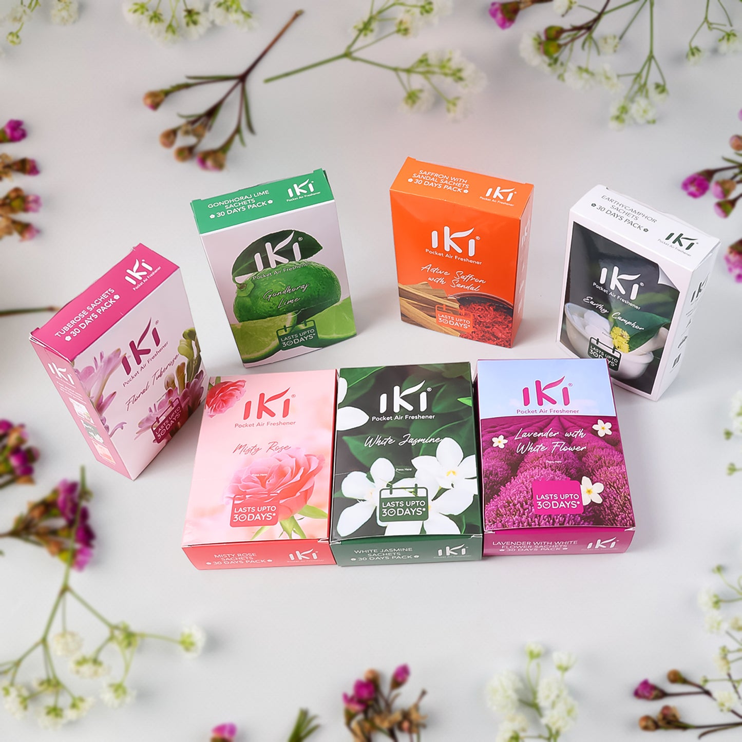 Pocket Air Freshener Pack - 6 Assorted Fragrance Pieces - Happy Price - Image 3