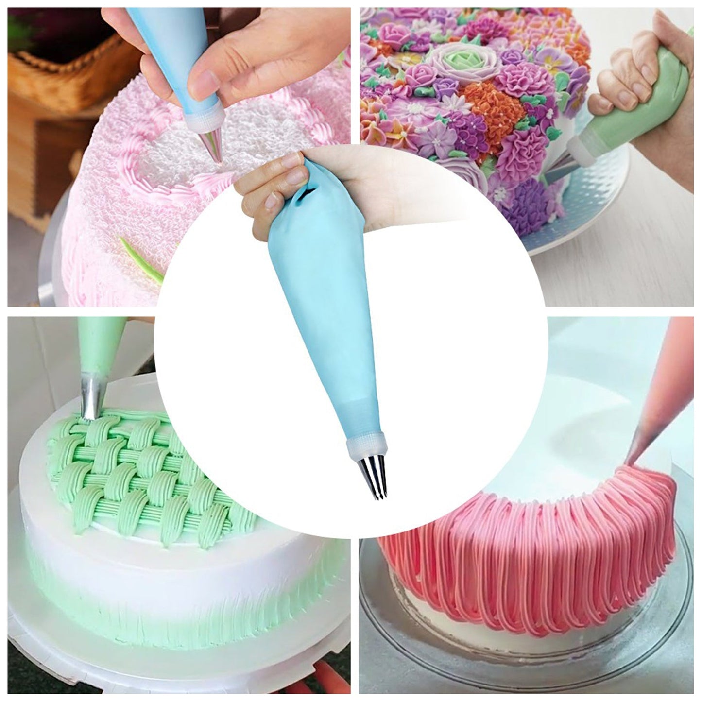 Cake Nozzle Set And Cake Nozzle Tool Used For Making Cake And Pastry Decorations. - Happy Price - Image 3