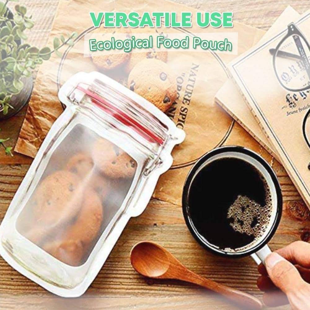 Plastics Transparent Jar Shaped Stand-up Pouch With Zipper - Happy Price - Image 4