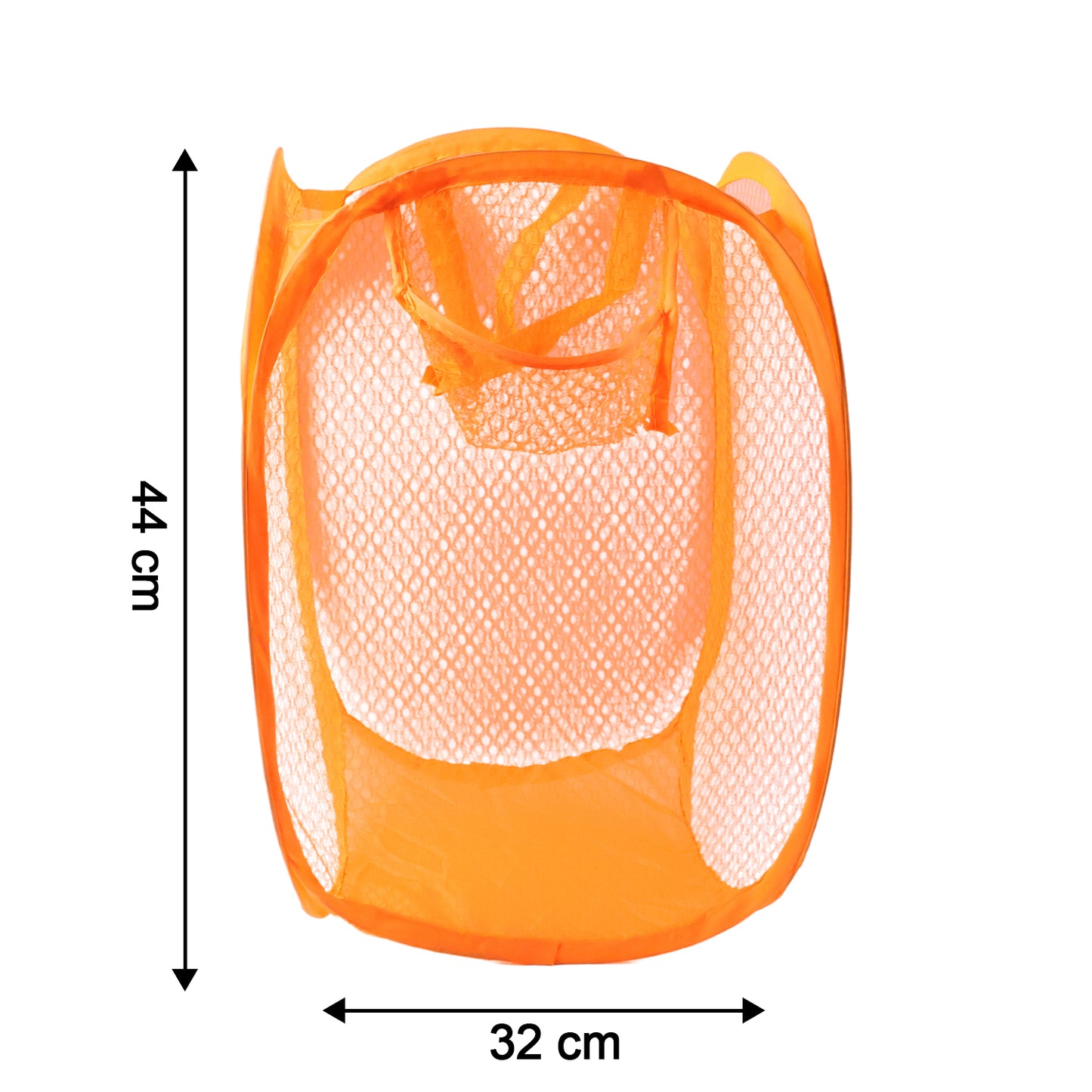 Foldable Mesh Laundry Basket - Pop-Up Clothes Hamper with Handles (1 Pc) - Happy Price - Image 4