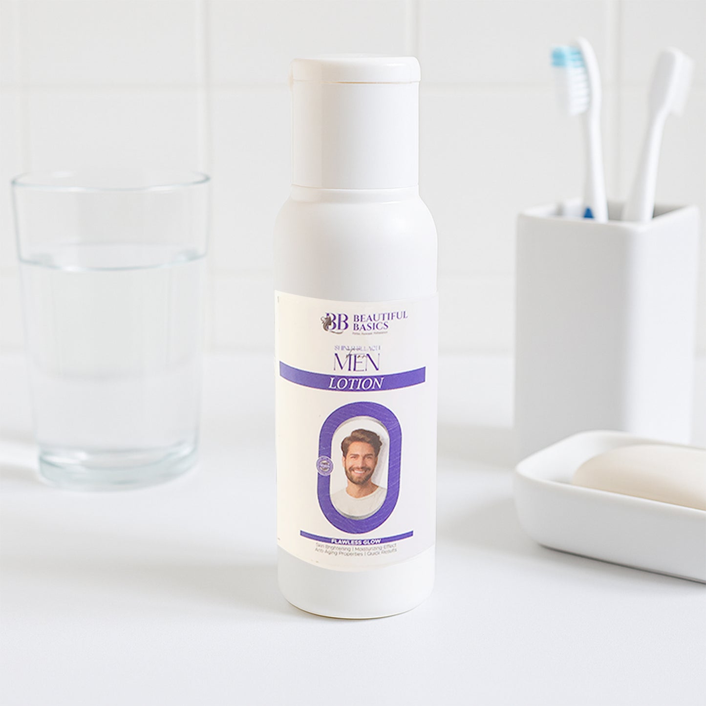 Beautiful Basics Men's Skin Bleach Cream Kit - 1 Set for Brighter Skin Tone - Happy Price - Image 6