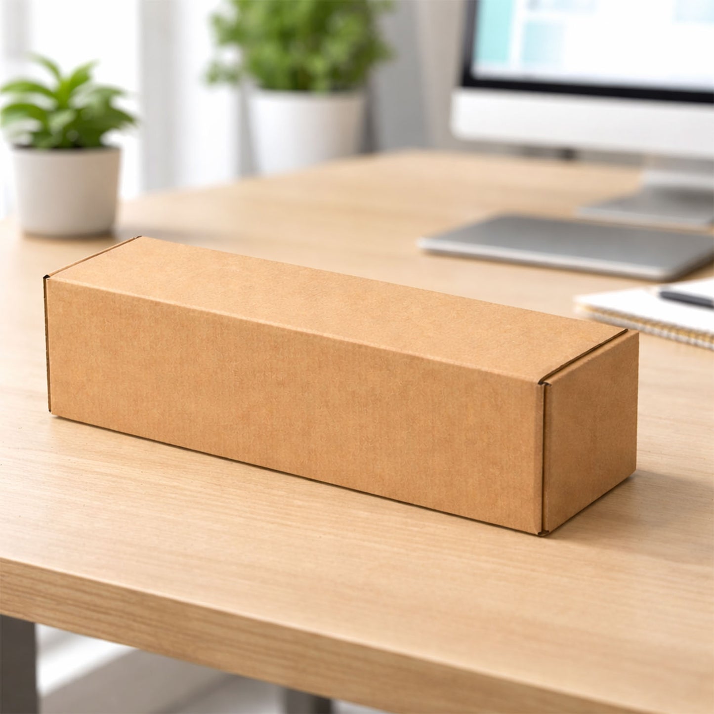 Sturdy Brown Corrugated Box for Packaging - 27x9x9 cm, 1 Pc - Happy Price - Image 6