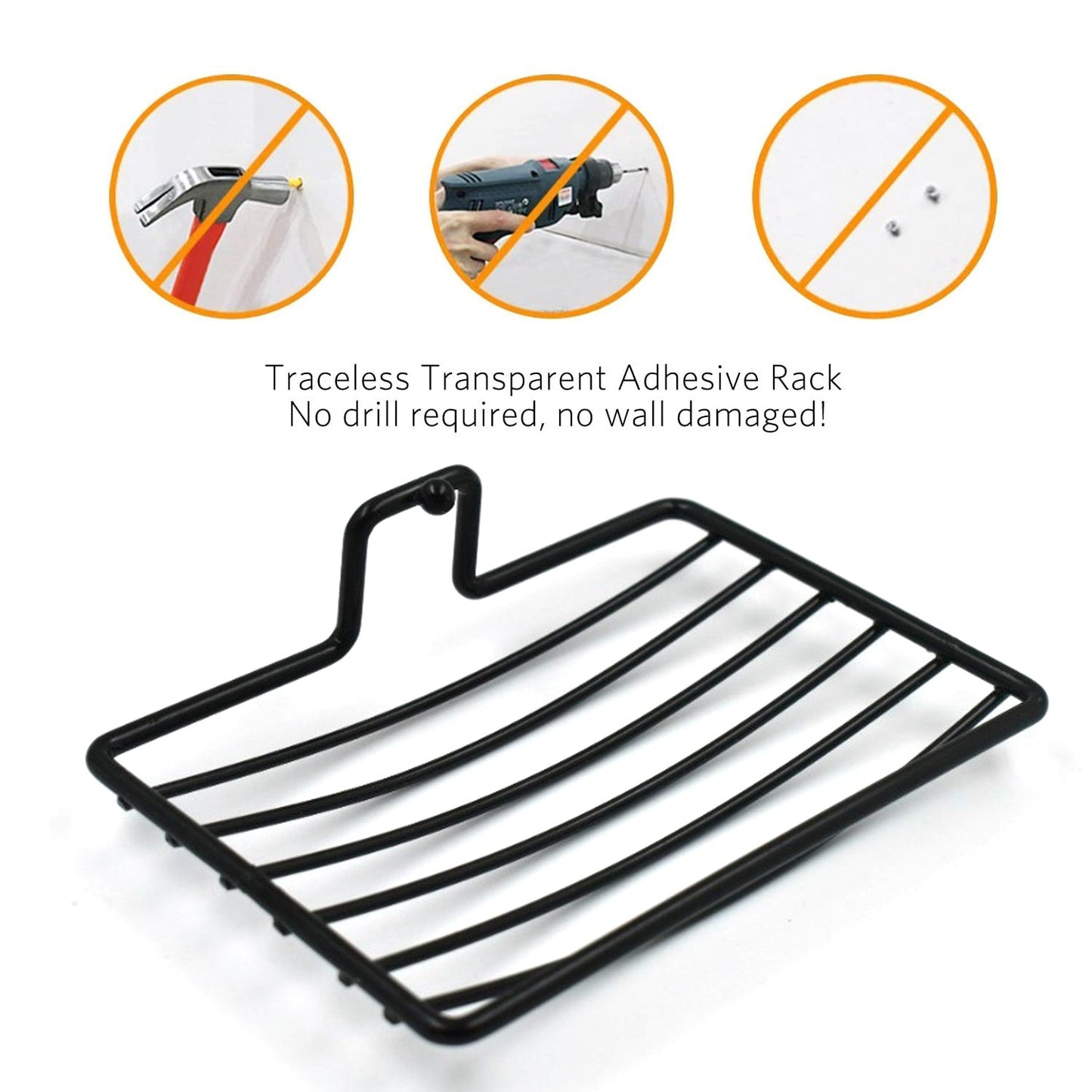 Wall M 2 Pc Soap Rack Used In All Kinds Of Places Household And Bathroom Purposes For Holding Soaps. - Happy Price - Image 5